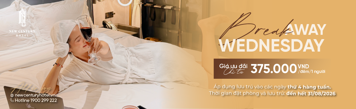 ĐẶC QUYỀN LƯU TRÚ VÀO THỨ TƯ - CHỈ TỪ 375.000VNĐ