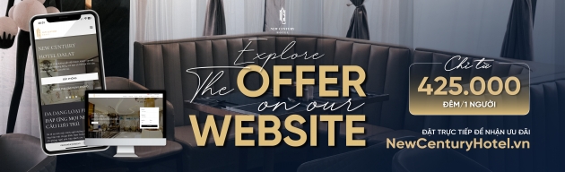 ƯU ĐÃI ĐẶT TRỰC TIẾP TRÊN WEBSITE - CHỈ TỪ 425.000VNĐ